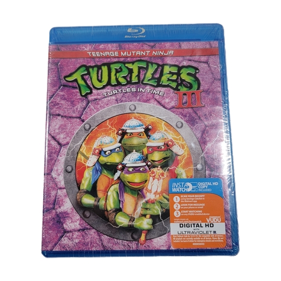 Teenage Mutant Ninja Turtles 3 Turtles in Time Blu Ray New Sealed - Picture 1 of 2